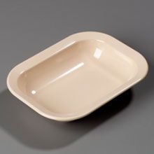 Carlisle Tan Heavy-duty Melamine Traditional Style 28 Ounce Baker-server 10 X 7 1/2 Inch -- 12 Per Case