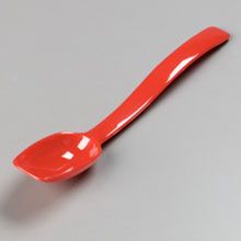 Carlisle Red 1/2 Ounce Salad-buffet Spoon 8 Inch -- 12 Per Case