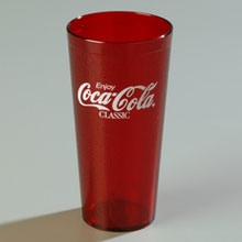 Ruby Coca Cola Classic Stackable SAN Tumbler 20 Ounce -- 72 per case