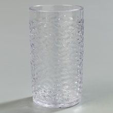 Crystal Thick-Walled Pebble Optic Tumbler 9 1/2 Ounce -- 24 per case