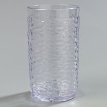 Crystal Thick-Walled Pebble Optic Tumbler 12 Ounce -- 24 per case