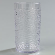 Clear Pebble Optic Tumbler 16 Ounce -- 24 per case