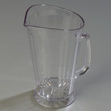 Carlisle 48 Ounce Crystalite Clear Polycarbonate Pitcher -- 6 Per Case