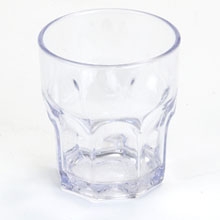 8 Ounce Louis Clear SAN Tumbler -- 24 per case