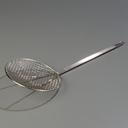 8 inch Diameter Chrome Plated Nickel Steel Bowl Wire Mesh Skimmer -- 12 per case