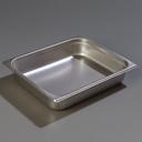 2.5 inch Depth DuraPan 18-8 Stainless Steel Light Gauge One Half Size Food Pan -- 6 per case