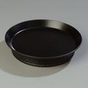 Black Round Polypropylene Weavewear Platter 10 3/8 inch -- 12 per case