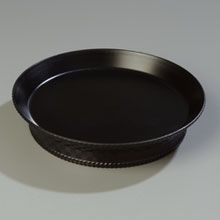 Carlisle Black Round Polypropylene Weavewear Platter 10 3/8 Inch -- 12 Per Case