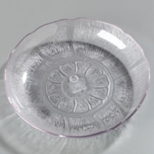 Crystal Petal Mist Elegant Polycarbonate 24 Ounce Soup-Salad Plate 8 inch -- 36 per case