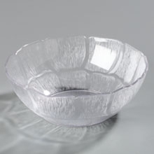 Crystal Petal Mist Elegant Polycarbonate 1.2 Quart Bowl 7 1/2 inch -- 36 per case