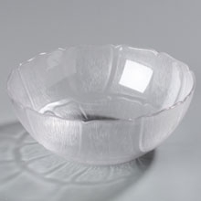 Crystal Petal Mist Elegant Polycarbonate 2.4 Quart Bowl 9 inch -- 12 per case