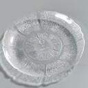 Clear Petal Mist Elegant Polycarbonate Plate 7 1/2 inch -- 36 per case