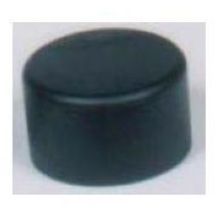 Gaychrome Replacement Black End Cap Only, 1 Inch