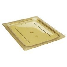 Cambro Amber H Pan High Heat Flat Cover Only, 10 7/16 x 12 3/4 inch -- 6 per case.