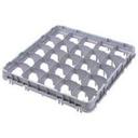 Soft Gray Cambro 36 Compartment Full Size Half Drop Stemware Extender Only, 19 5/8 x 19 5/8 x 2 inch -- 12 per case.