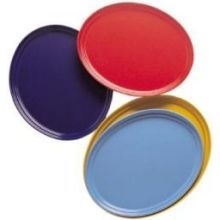 Cambro Oval Serving Camtray, Antique Parchment, 19 1/4 x 24 inch -- 6 per case.