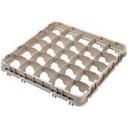 Soft Gray Cambro 25 Compartment Full Size Full Drop Stemware Extender Only, 19 5/8 x 19 5/8 x 2 inch -- 12 per case.