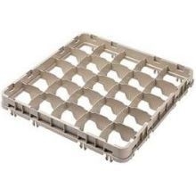 Soft Gray Cambro 25 Compartment Full Size Full Drop Stemware Extender Only, 19 5/8 x 19 5/8 x 2 inch -- 12 per case.