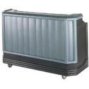 Cambro Large Size Standard Style Portable CamBars Complete Soda System with Water Tank, Two Tone Brown Mahogany, 72 3/4 x 26 x 48 inch.