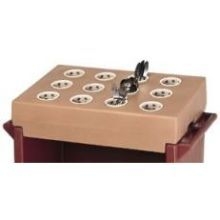 Cambro Cutlery Rack Only, Black, 33 x 22 3/4 x 9 inch.