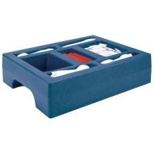Cambro Condiment Holder Only for 1 Gallon Camtainer, Black, 20 x 16 x 4 13/16 inch.