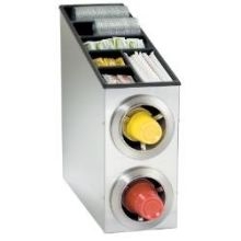 Dispense Rite CTC-L Combination Cup Dispensing Cabinet, 22 1/2 x 8 1/4 x 24 inch.