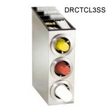 Dispense Rite CTC-L Combination Cup Dispensing Cabinet, 29 1/2 x 8 1/4 x 24 inch.