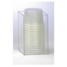 Dispense Rite Clear Acrylic Large Modular Lid Organizer, 8 x 5 x 5 inch -- 3 per case.