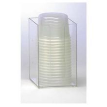 Dispense-rite Clear Acrylic Large Modular Lid Organizer, 8 X 5 X 5 Inch -- 3 Per Case