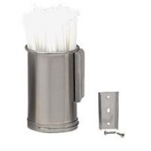 Dispense Rite Stainless Surface Mounted Straw Holder, 3 1/2 x 6 inch -- 3 per case.