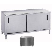 Advance Tabco Flat Top Stainless Steel Enclosed Base Table, 36 x 108 inch - with Undershelf.