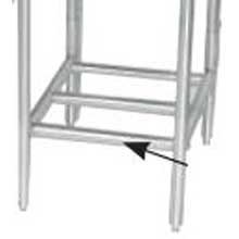 Advance Tabco Stainless Steel Tubular Storage Rack Only.