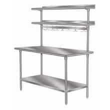 Shelving - Adjustable Rear Mount, 10 x 36 inch.