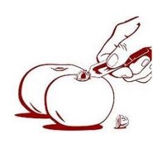 Nemco Food Equipment Easy Scooper Stem Remover Only for Easy Tomato Slicer -- 2 per case.