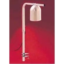 Nemco Food Equipment Freestanding Infrared Portable Clamp On Unit Single Bulb Warmer, 19.125 x 6.125 x 24.75 inch.