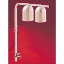 Nemco Food Equipment Freestanding Infrared Portable Clamp On Unit Two Bulb Warmer, 19.125 x 6.125 x 26.75 inch.