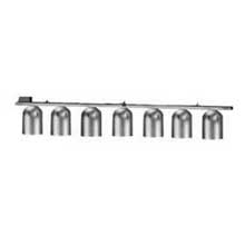 Nemco Food Equipment Chain Hung Model Suspended Infrared Seven Bulb Warmer, 68.25 x 6.125 x10.5 inch.