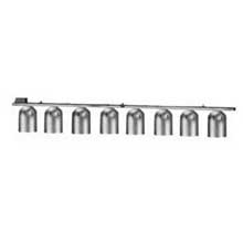 Nemco Food Equipment Chain Hung Model Suspended Infrared Eight Bulb Warmer, 78.25 x 6.125 x10.5 inch.