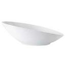 GET Enterprises inc San Michele Melamine White Cascading Oval Bowl, 80 Ounce -- 6 per case