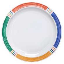 Get Enterprises Inc Barcelona Ii Melamine Round Plate, 9 Inch -- 24 Per Case