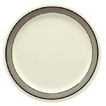 GET Enterprises inc Diamond Cambridge Melamine Round Narrow Rim Plate, 9 inch -- 24 per case.