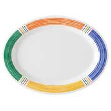 Get Enterprises Inc Diamond Barcelona Melamine Oval Platter, 13.5 X 10.25 Inch -- 12 Per Case