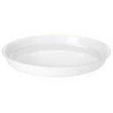 Black GET Enterprises inc Melamine Round Serving Tray, 13 inch -- 12 per case.