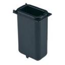 White Deep Jar Server Deep Holdcold Black Fountain Jar Only, 9.625 x 4.125 x 6.875 inch.