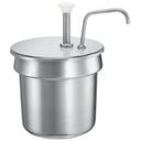 Server Stainless Steel Condiment Pump for 11 Quart Vegetable Inset, 2.75 x 11.375 x 10.5 inch.