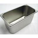 Server Stainless Steel 1/3-Size Steam Table Pan Only, 6 inch Deep.