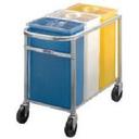 Channel Manufacturing Plastic Ingredient Bin - Three Bin, 28 x 17 1/2 x 31 inch.