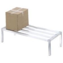 Channel Manufacturing Aluminum Tubular Style Dunnage Rack, 12 x 36 x 20 inch.