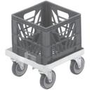 Channel Manufacturing Aluminum Milk Crate Dolly, 7 1/2 x 14 1/4 x 14 1/4 inch.