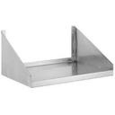 Channel Manufacturing Stainless Steel Wall Mount Microwave Shelf, 24 x 24 inch.
